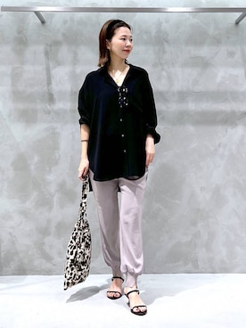 「BARNYARDSTORM（バンヤードストーム）のアイテム（その他シューズ）」を使った、izumi888さん（レディース・157cm）の夏コーディネート