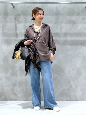 「アイテム（その他小物）」を使った、izumi888さん（レディース・157cm）の秋コーディネート