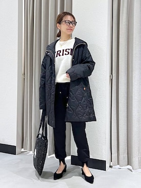 「アイテム（トートバッグ）」を使った、izumi888さん（レディース・157cm・30代）の冬コーディネート