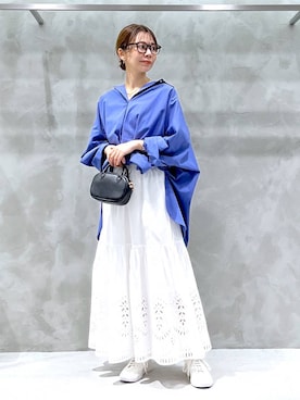 「アイテム（スカート）」を使った、izumi888さん（レディース・157cm・30代）の夏コーディネート