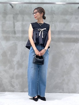 「アイテム（メガネ）」を使った、izumi888さん（レディース・157cm・30代）の夏コーディネート