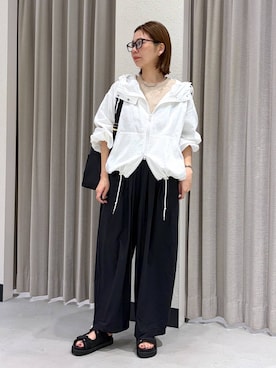 「BARNYARDSTORM（バンヤードストーム）のアイテム（パンツ）」を使った、izumi888さん（レディース・157cm）の春コーディネート