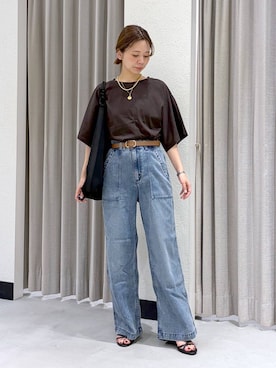 「BARNYARDSTORM（バンヤードストーム）のアイテム（バッグ）」を使った、izumi888さん（レディース・157cm）の春コーディネート