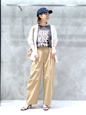 「アイテム（帽子）」を使った、izumi888さん（レディース・157cm・30代）の夏コーディネート