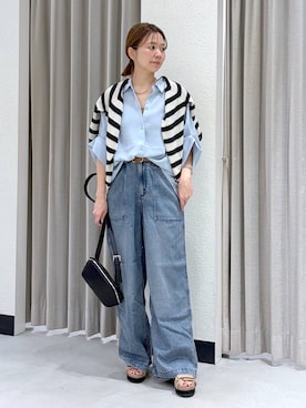 「BARNYARDSTORM（バンヤードストーム）のアイテム（トップス）」を使った、izumi888さん（レディース・157cm）の春コーディネート