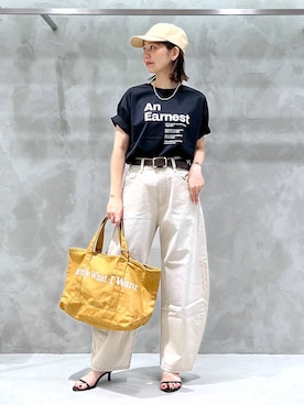 「アイテム（帽子）」を使った、izumi888さん（レディース・157cm・30代）の夏コーディネート