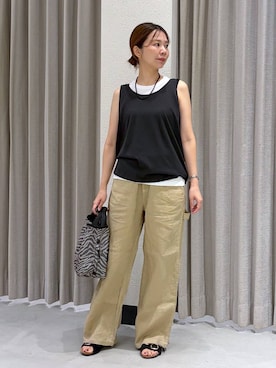 「PLAKTON（プラクトン）のアイテム」を使った、izumi888さん（レディース・157cm）の夏コーディネート
