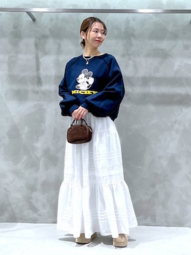 「アイテム（スリッポン）」を使った、izumi888さん（レディース・157cm・30代）の秋コーディネート