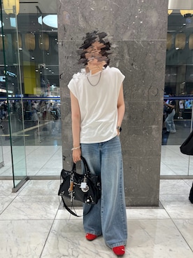 「アイテム（ハンドバッグ）」を使った、K.Kさん（メンズ・173cm）の夏コーディネート
