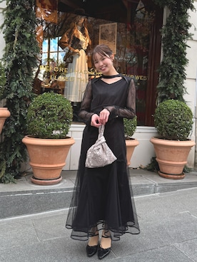 「アイテム（パンプス）」を使った、いもちゃんさん（レディース・163cm）の秋コーディネート