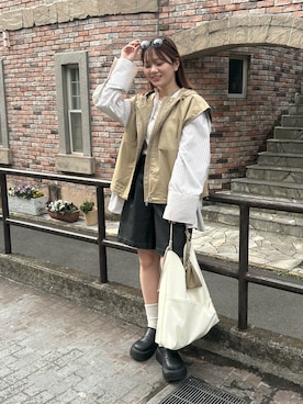 ririkaさん（レディース・158cm）の春コーディネート