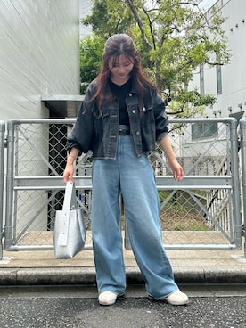 「ms+ ideal（エムズプラスアイディール）のアイテム（ジャケット/アウター）」を使った、ririkaさん（レディース・158cm）の春コーディネート