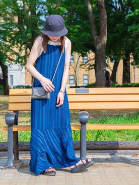 ririkaさん（レディース・158cm）の夏コーディネート