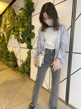 「Three Four Time（ｽﾘｰﾌｫｰﾀｲﾑ）のアイテム」を使った、ririkaさん（レディース・158cm）の春コーディネート