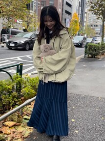 カスタネ  ボリュームナイロンパーカー Kastane（カスタネ）の「ボリューム袖ナイロンパーカー（ナイロン