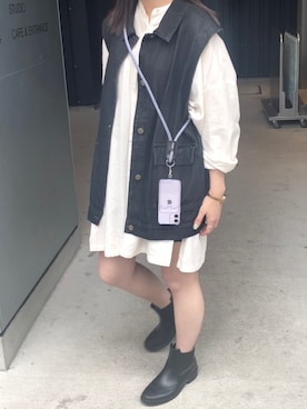 「ベストコーデ」｜「アイテム（PC・スマホグッズ/家電）」を使った、ririkaさん（レディース・158cm）の夏コーディネート