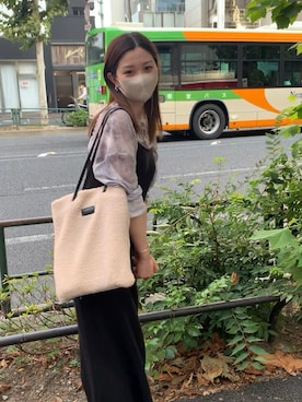 「Diosfront（ディオスフロント）のアイテム」を使った、ririkaさん（レディース・158cm）の秋コーディネート