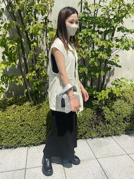 「真夏のアクティブスタイル」｜「アイテム（ブーツ）」を使った、ririkaさん（レディース・158cm）の夏コーディネート
