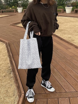 「Three Four Time（ｽﾘｰﾌｫｰﾀｲﾑ）のアイテム」を使った、ririkaさん（レディース・158cm）の冬コーディネート