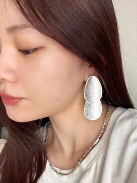 「アイテム（ピアス（両耳用））」を使った、ririkaさん（レディース・158cm・20代）の春コーディネート