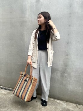 ririkaさん（レディース・158cm）の春コーディネート