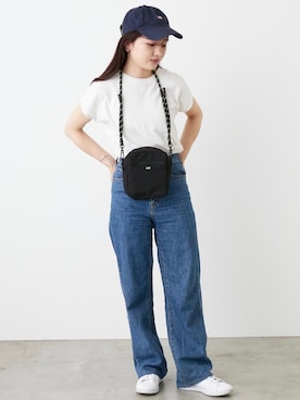 「ACCOMMODE（アコモデ）のアイテム」を使った、ririkaさん（レディース・158cm）の春コーディネート
