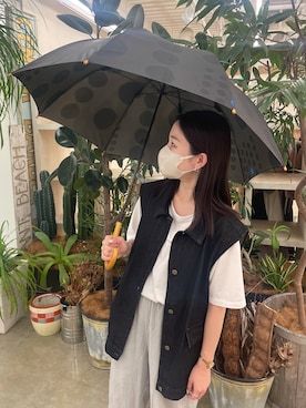 「ehka sopo（エヘカソポ）のアイテム」を使った、ririkaさん（レディース・158cm）の夏コーディネート