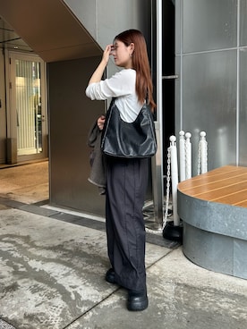 「アイテム（バッグ）」を使った、ririkaさん（レディース・158cm・20代）の夏コーディネート