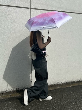 「傘」｜ririkaさん（レディース・158cm）の夏コーディネート