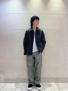 「SHIPS（シップス）のアイテム」を使った、金子さん（メンズ・163cm）の秋コーディネート