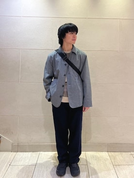 「SHIPS（シップス）のアイテム」を使った、金子さん（メンズ・163cm）の秋コーディネート