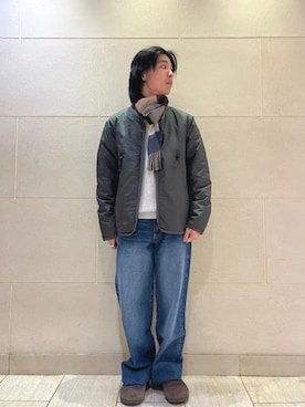 「WILD THINGS（ワイルドシングス）のアイテム」を使った、金子さん（メンズ・163cm）の冬コーディネート