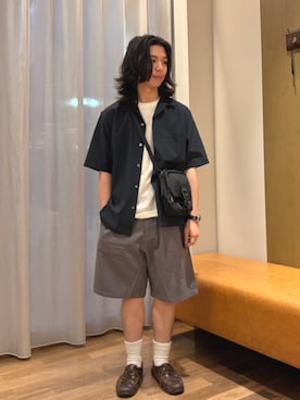 「SHIPS（シップス）のアイテム」を使った、金子さん（メンズ・163cm）の夏コーディネート