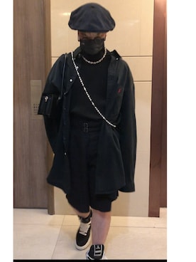 「JUNYA WATANABE MAN（ジュンヤワタナベマン）のアイテム（アクセサリー）」を使った、garbagesapienさん（メンズ・160cm）の冬コーディネート