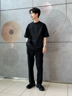 「On（オン）のアイテム」を使った、YUYA NAGASEさん（メンズ・169cm）の夏コーディネート