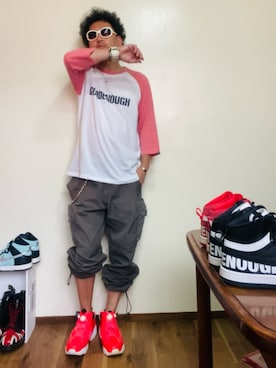 「アイテム（Tシャツ/カットソー）」を使った、GOODMAN®️さん（メンズ・168cm・40代）の夏コーディネート