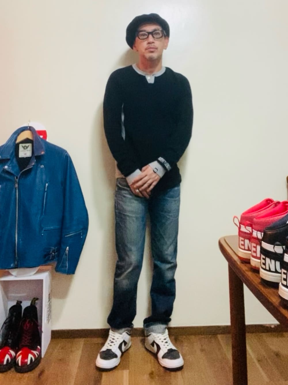 GOODENOUGHのキャスケットを使った人気ファッション