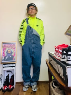 「THE NORTH FACE（ザノースフェイス）のアイテム」を使った、GOODMAN®️さん（メンズ・168cm）の春コーディネート