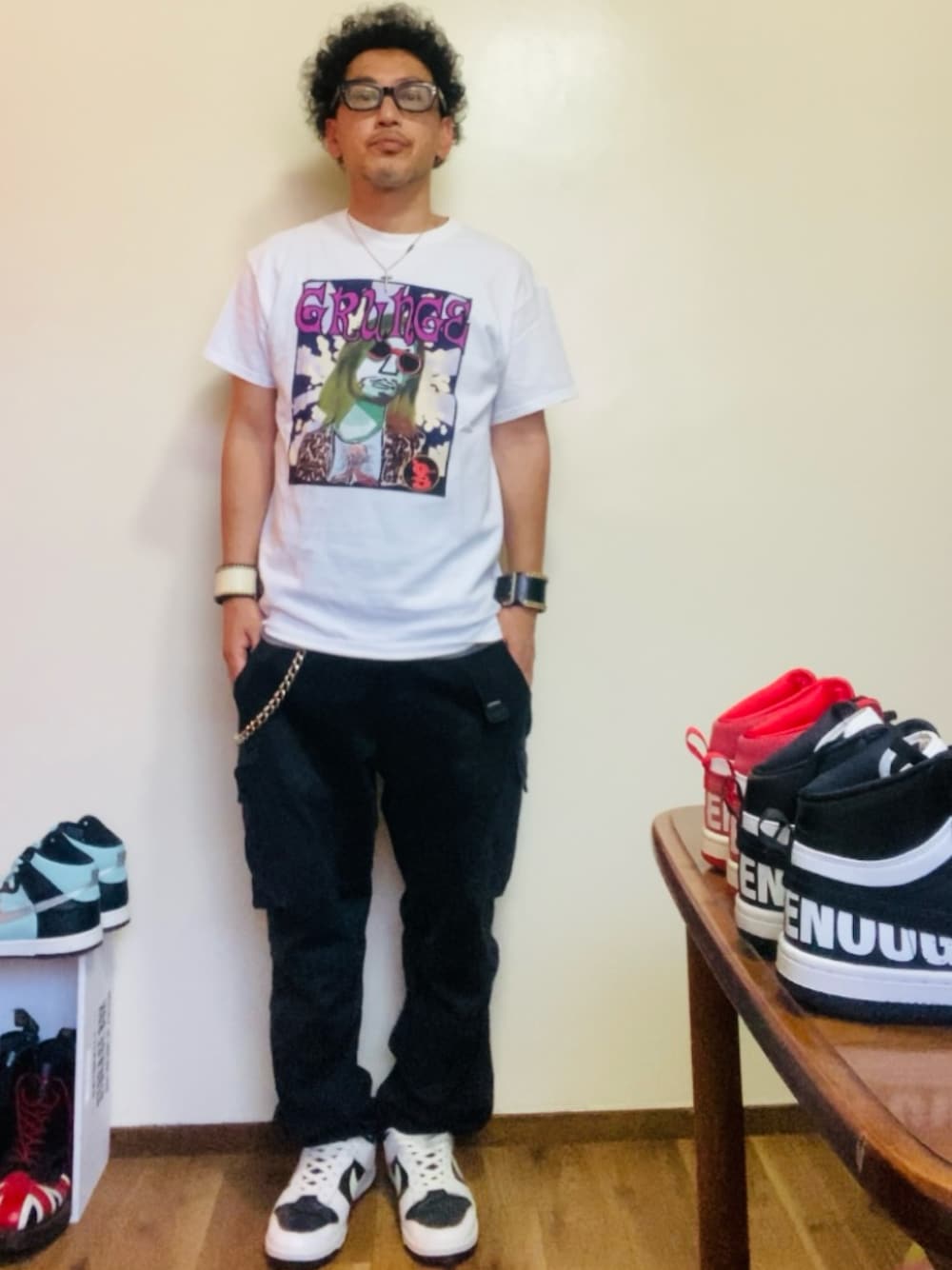 GOODENOUGH グッドイナフ カーゴパンツ GOODENOUGH グッドイナフ 90年代 カーゴパンツ 紺 Size【M