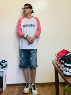 「アイテム（アクセサリー）」を使った、GOODMAN®️さん（メンズ・168cm・40代）の夏コーディネート