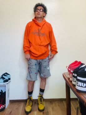「アイテム（パーカー）」を使った、GOODMAN®️さん（メンズ・168cm・40代）の夏コーディネート