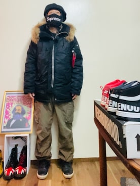 「アイテム（ジャケット/アウター）」を使った、GOODMAN®️さん（メンズ・168cm・50代）の冬コーディネート