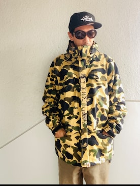 「アイテム（カーゴパンツ）」を使った、GOODMAN®️さん（メンズ・168cm・40代）の秋コーディネート