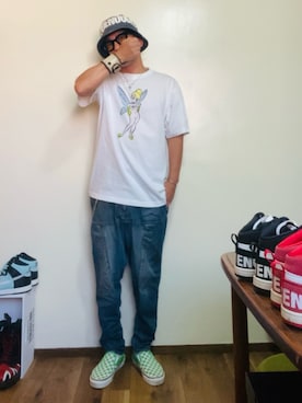 「アイテム（帽子）」を使った、GOODMAN®️さん（メンズ・168cm・40代）の秋コーディネート