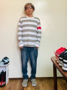 「アイテム（帽子）」を使った、GOODMAN®️さん（メンズ・168cm・50代）の夏コーディネート
