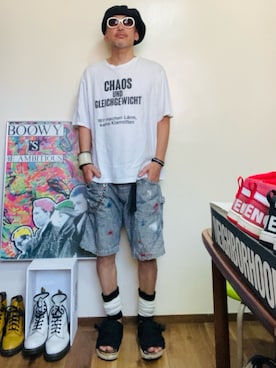 「UNDERCOVER（アンダーカバー）のアイテム」を使った、GOODMAN®️さん（メンズ・168cm）の夏コーディネート