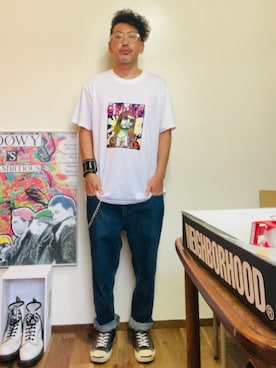 「EFFECTOR（エフェクター）のアイテム」を使った、GOODMAN®️さん（メンズ・168cm）の夏コーディネート