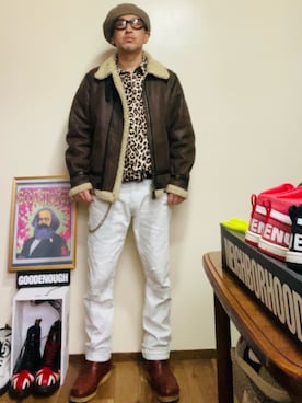 「Danner（ダナー）のアイテム」を使った、GOODMAN®️さん（メンズ・168cm）の冬コーディネート