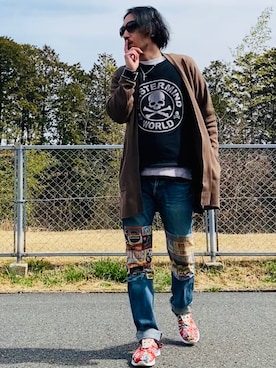 「NIKE（ナイキ）のアイテム（スリッポン）」を使った、GOODMAN®️さん（メンズ・168cm）の春コーディネート