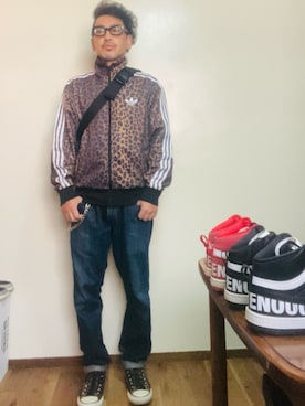 「アイテム（ジャージ）」を使った、GOODMAN®️さん（メンズ・168cm・40代）の秋コーディネート